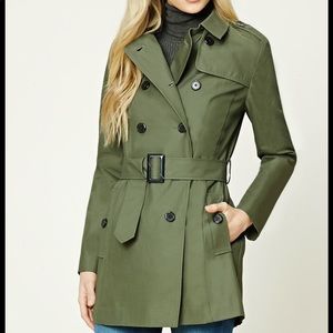 Army Green Trench Coat